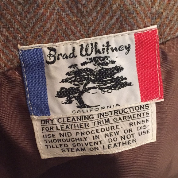 Vintage Men's Tweed Suede Coat - Picture 7 of 7